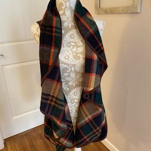 Warm flannel vest. Perfect for fall and winter!